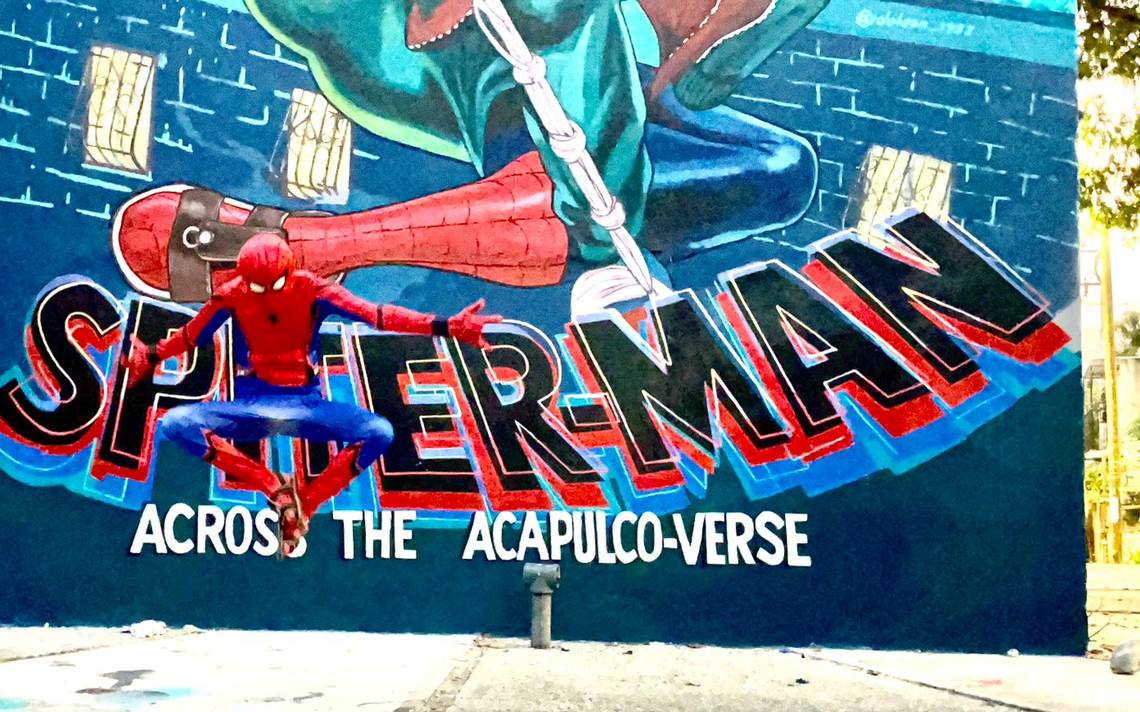 Spiterman ya tiene su mural en la Colosio [Video] - El Sol de Acapulco |  Noticias Locales, Policiacas, sobre México, Guerrero y el Mundo