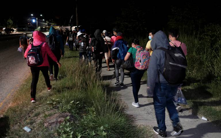 Nueva caravana de migrantes parte desde Honduras a EU El Sol de