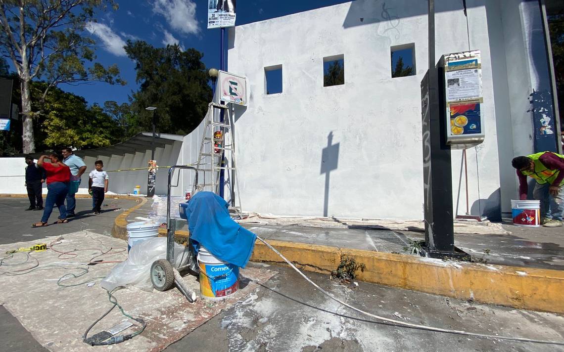 Borran murales en CU sobre los 43 y la lucha feminista - El Sol de Acapulco  | Noticias Locales, Policiacas, sobre México, Guerrero y el Mundo